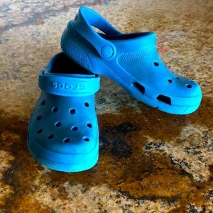 Boys size 1 crocs